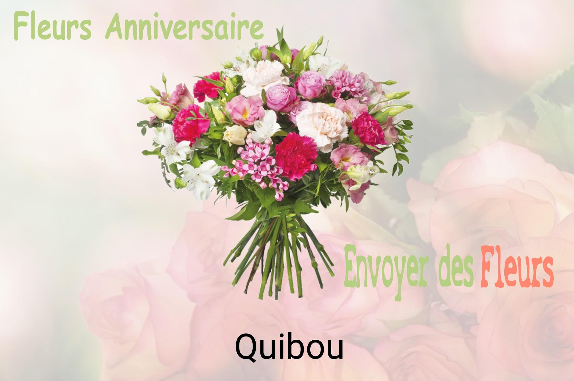 Bouquet de fleurs d’anniversaire livré à Quibou